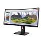 Preview: Lenovo ThinkVision T34WD-40 - LED-Monitor - gebogen - 86.4 c links