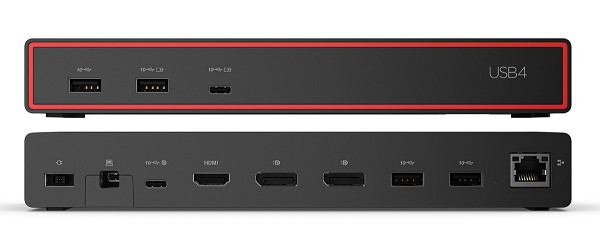 Preview: Lenovo ThinkPad USB4 Dock 5000 - Germany hinten