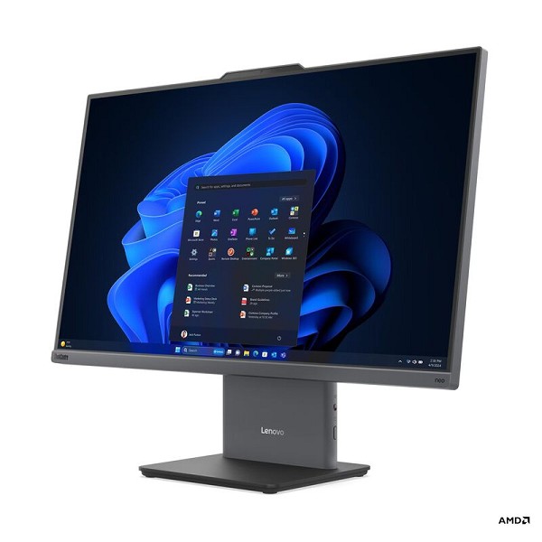 Lenovo ThinkCentre neo 55a 24 Gen 6 – 23,8", AMD Ryzen AI 7  vorn rechts