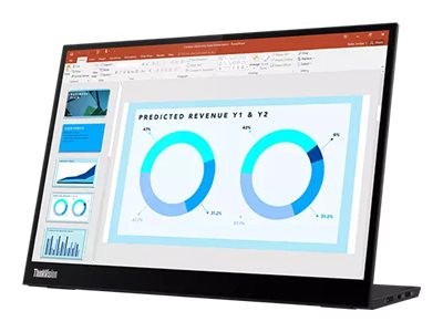 Preview: Lenovo ThinkVision M14d - LED-Monitor - 35.6 cm (1 hinten