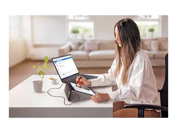 Lenovo ThinkVision M14t Gen 2 - LED-Monitor - 35.6 vorn links