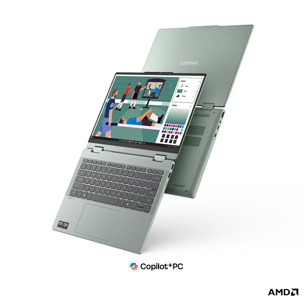 Lenovo IdeaPad 5 2-in-1 14AGP11 - AMD Ryzen AI 5 430 - Win 1 unten