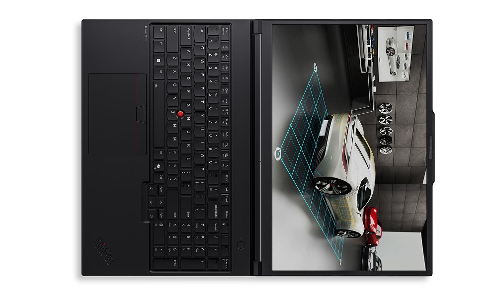 Lenovo ThinkPad P16 Gen 3, 16", Core Ultra 9 275HX, 96 GB RA hinten