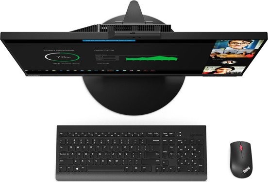 Lenovo ThinkCentre Tiny-in-One 27 (11JH), 27"  vor vorn rechts