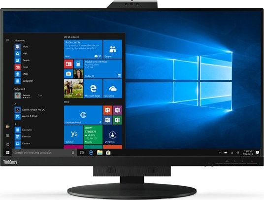 Lenovo ThinkCentre Tiny-in-One 27 (11JH), 27"  vor