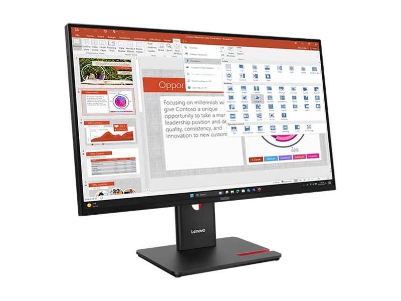 Lenovo ThinkVision T27-40 - LED-Monitor - Full HD links