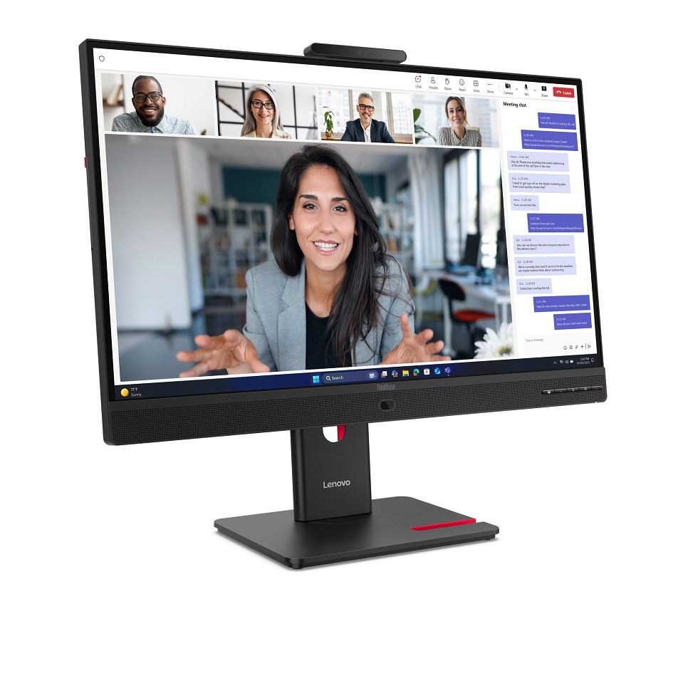 Lenovo ThinkVision T24-4v - LED-Monitor - 1920 x 1080 Full H hinten