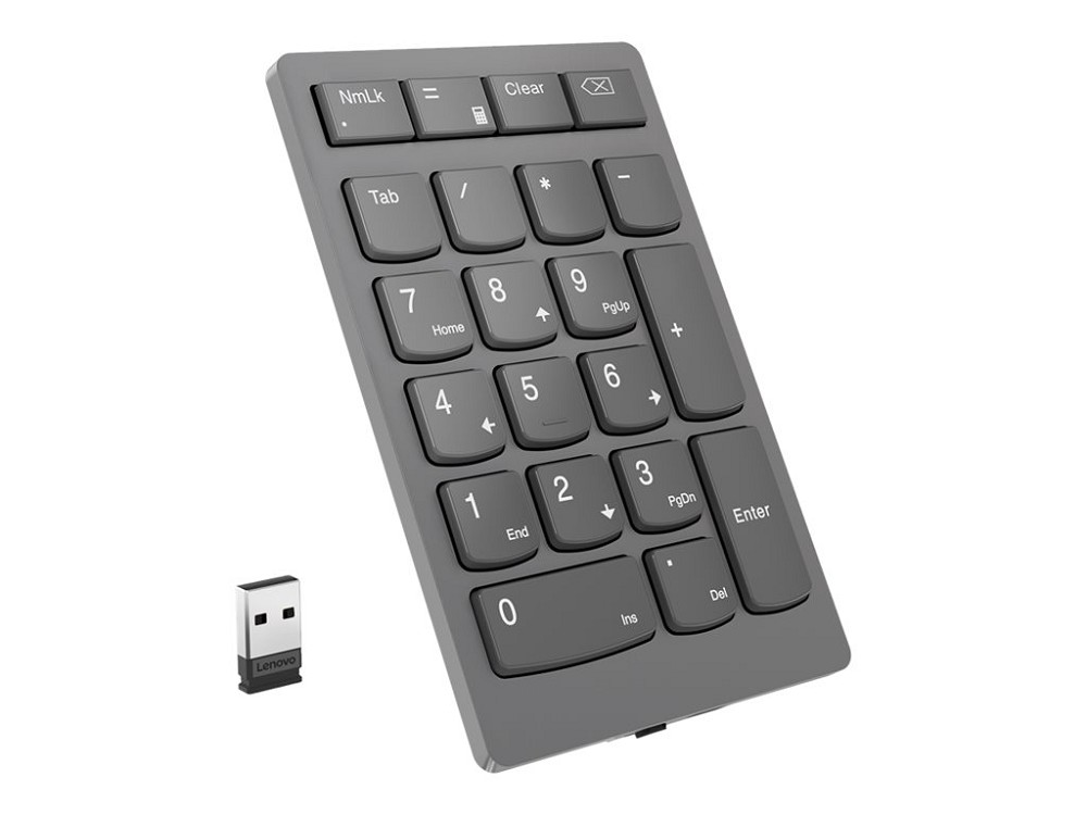Lenovo Go Wireless Numeric Keypad - Tastenfeld - S hinten