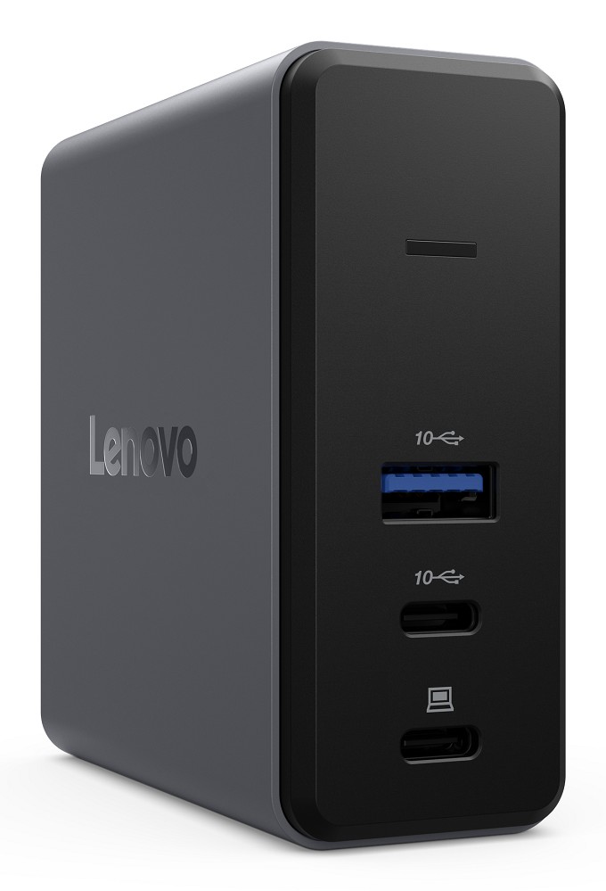 Lenovo X9 Charging GaN Dock Kabelgebunden USB 3.2 hinten