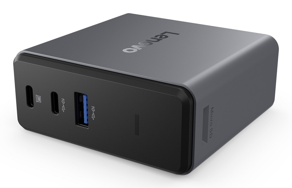Lenovo X9 Charging GaN Dock Kabelgebunden USB 3.2 oben
