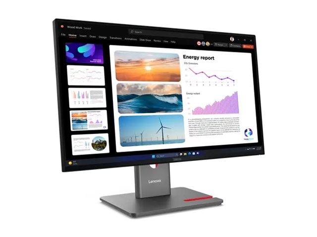 Lenovo ThinkVision P24Q-40 - LED-Monitor - 61 cm ( hinten
