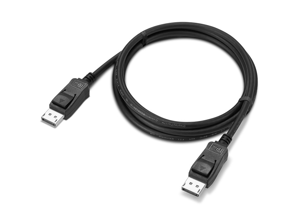 Lenovo 4X91U92142 DisplayPort-Kabel 1,8 m Schwarz