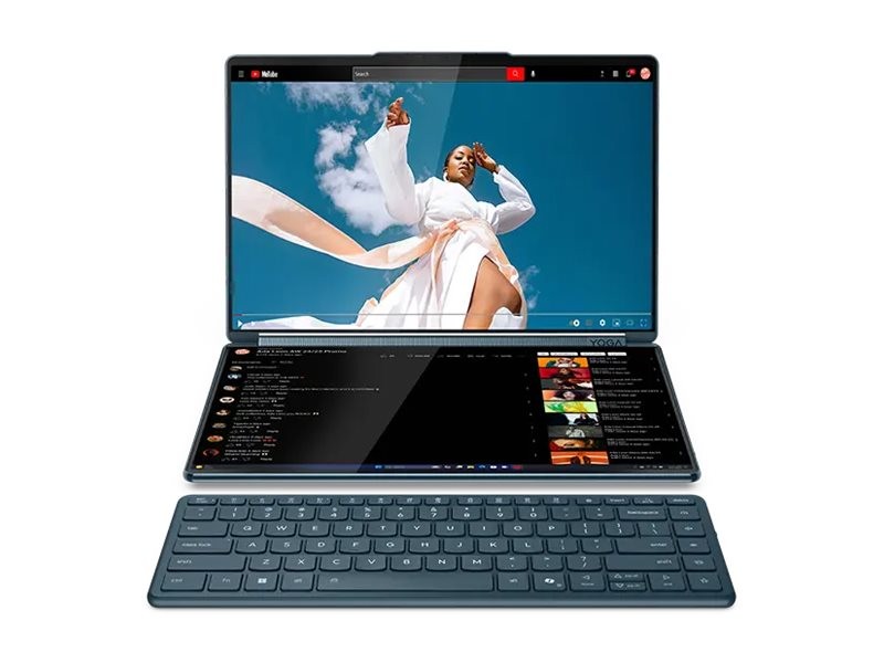 Lenovo Yoga Book 9 14IAH10 - Tablet - Flip-Design hinten