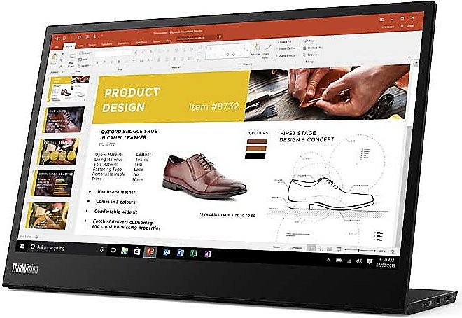 Lenovo ThinkVision M15 - LED-Monitor - Full HD (1080p) - 39. links