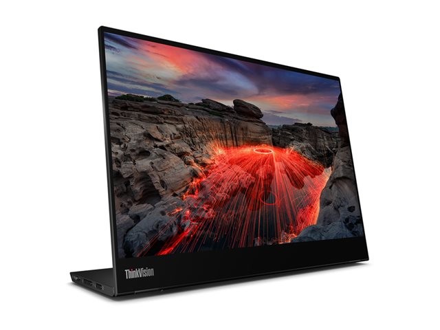Lenovo ThinkVision M14t Gen 2 - LED-Monitor - 35.6 hinten