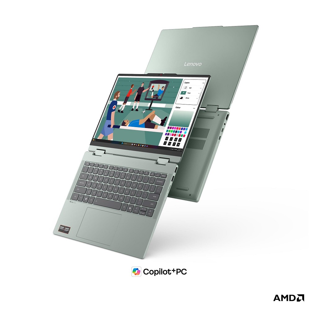 Lenovo IdeaPad 5 2-in-1 14AGP11 - AMD Ryzen AI 5 430 - Win 1 unten
